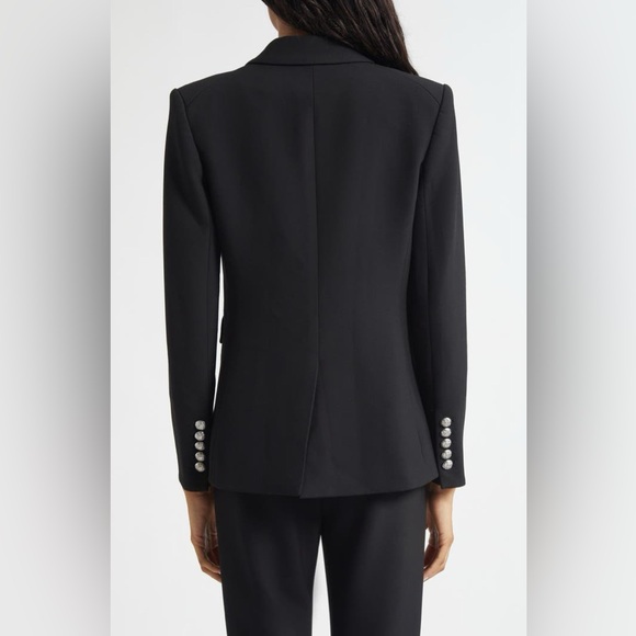 Veronica Beard Miller Dickey Jacket-  Black Blazer with Silver Buttons - Picture 7 of 17